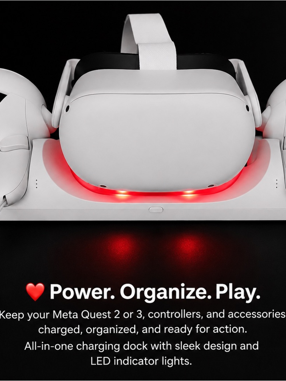 VR Headset + Charging Dock Bundle